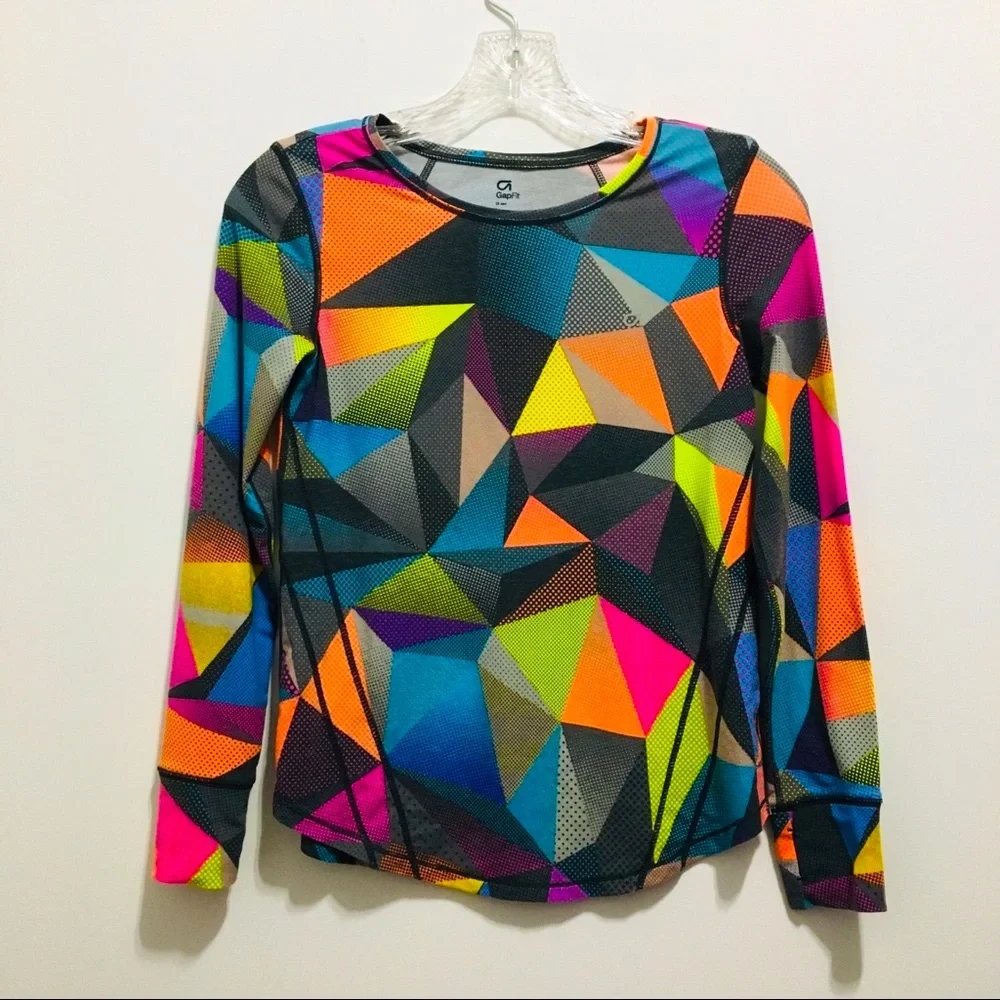 Gap Fit Active Girls Long Sleeves Shirt